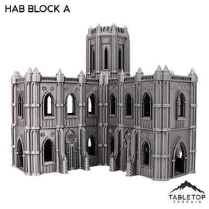 Hab Block A - Augusta, The Holy City - Grimdark Gothic Wargaming Tabletop - Picture 1 of 10