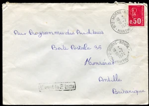 MARTINIQUE (23723): 1974 MOURNE ROUGE cancelar en portada - Imagen 1 de 1