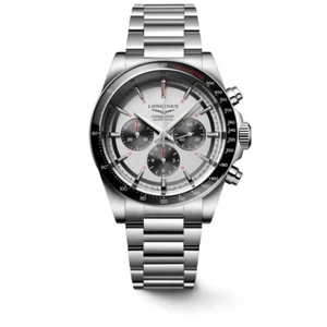 Longines Conquest Chronograph 42 MM Panda Dial Automatic Watch L38354726 - Picture 1 of 5