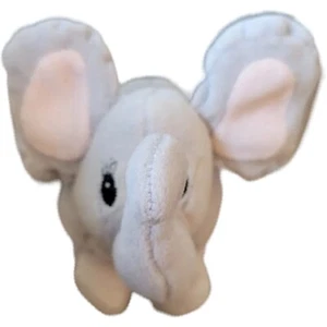 Bolsa de frijoles acolchada gris elefante de la Commonwealth 1994 de colección peluche animal de peluche  - Imagen 1 de 7