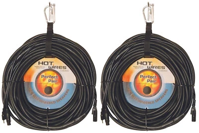 2 PAIR Hot Wires MP-COMBO 75' Powered Speaker AC & XLR  Combo Make Offer! Dealer - Image 1 of 3