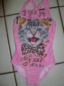FIRPEARL GIRLS CAT SWIMSUIT 6/6X NEW - Picture 1 of 2