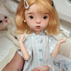 Handmade Wig for Landoudou BJD Doll Short Curly Wavy Hair Sioft Mohair DIY Toys - Picture 1 of 6