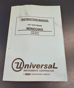 Universal Instruments HSP 4795 4796 Windows UCT Manuale software 46249701 - Foto 1 di 2