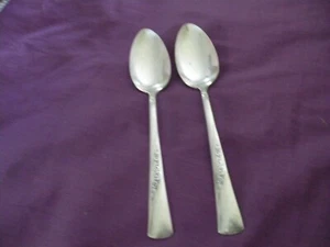 2 International Silver REVELATION II Silverplate Solid Servierlöffel 1953 - Bild 1 von 5