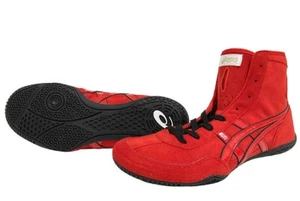 【In stock】ASICS Wrestling Shoes New 1083A001 EX-EO TWR900 Red x Red x Black - Picture 1 of 3