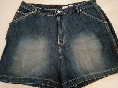Pantalones Cortos Vintage Carolina Blues Jean Denim Retro Talla 18W 100% Algodón 🩳 Foto 1 de 4