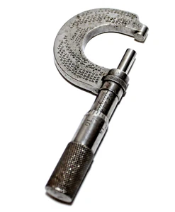 Lufkin Micrometer Silver Metal #1621 - Picture 1 of 5