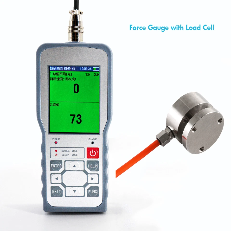 Bellow Type Load Cell Sensor with Digital Force Gauge Test Force Weight Pressure - Image 1 of 4