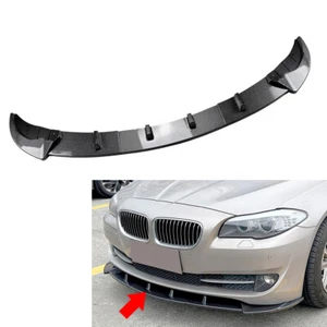Front Bumper Spoiler Lip For BMW 5 Series F10 Standard Version 2011-14 - Picture 1 of 6
