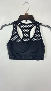 Victoria Sport Bra Size XXS Bralette Sports Yoga Racerback Black Strappy. - Picture 1 of 12