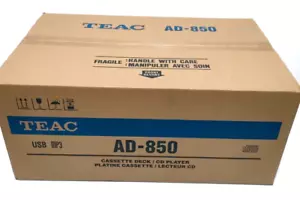 TEAC AD-850-SE Cassette Deck CD player USB Recording & Playing Dubbing Silver - Picture 1 of 9