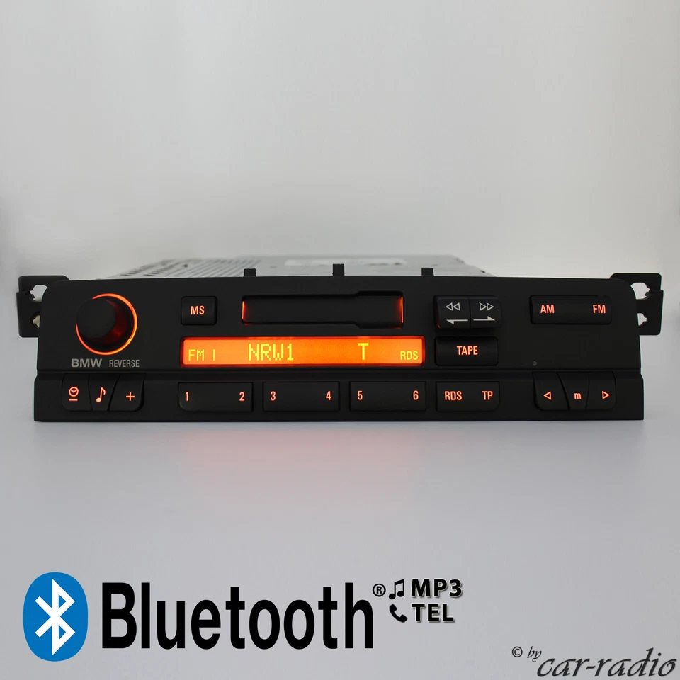 Original BMW Reverse E46 Bluetooth Radio 3er-Reihe Autoradio PH5950 Kassette ISO - Bild 1 von 4