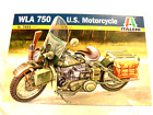 1/9 Italeri Zweiter Weltkrieg US Armee Harley Davidson Motorrad WLA 750 # 7401 Versiegelte Box