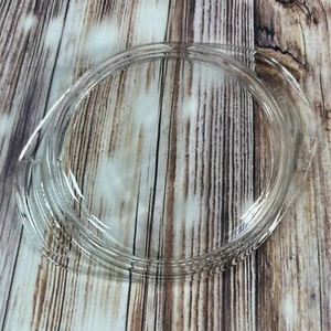 Vintage Pyrex Replacement Lid 682C - D - 25 Clear Glass Oval with Handles - Picture 1 of 7