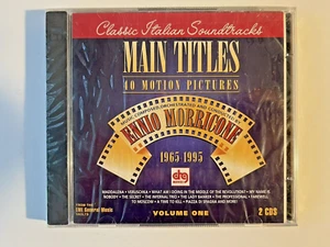 Ennio Morricone: Main Titles Vol. 1, Ennio Morricone, 2 CDs, SEALED, DRG, 1996 - Picture 1 of 4