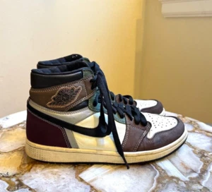 Nike Air Jordan 1 OG High Hand Crafted Hi Tops Size 7 - Picture 1 of 9