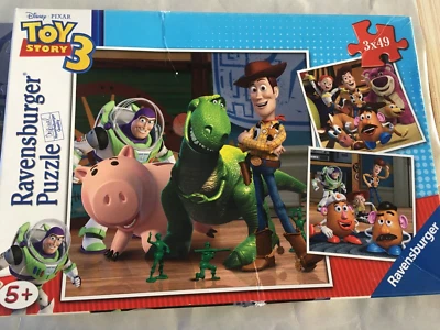 COFFRET 3 PUZZLES DISNEY TOY STORY 3 - 49 PIECES - Photo 1/3