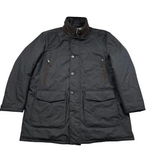 Chaqueta Gimos Cremallera y Botón Frontal Relleno de Poliéster Negra Para Hombre Talla 52 US XL - Imagen 1 de 14