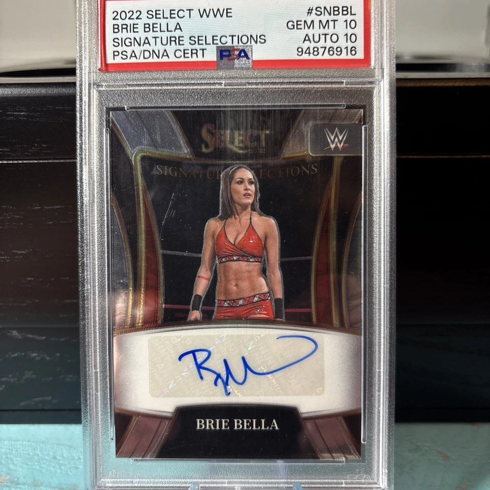 2022 Panini Select WWE Signature Selections Brie Bella PSA 10 - Image 1 of 2