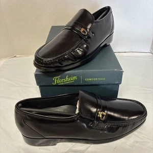 Scarpe Florsheim Company Comfortech Milano nere da uomo taglia 11D - Foto 1 di 12