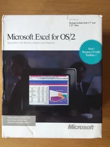 Microsoft Excel for OS/2 V3.0 - Picture 1 of 9