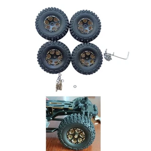 1:24 RC Reifen und Felgen Felgensatz für SCX24 Axi0005 Modifiziertes Auto LKW - Bild 1 von 3