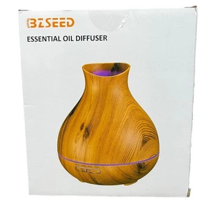 NIB BZseed Aromatherapy Essential Oil Diffuser - 550ml Ultrasonic Fragrant Oil - Picture 1 of 5