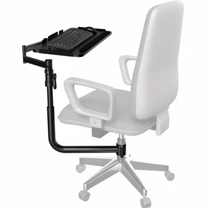 VIVO Premium Office Chair Mounted 26" x 12" Full Motion Keyboard and Mouse Tray - Picture 1 of 8
