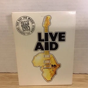 Concierto LIVE AID el 13 de julio de 1985 - Juego de 4 cajas de DVD - Estuche con folleto - ¡¡EXCELENTE!!! - Imagen 1 de 8