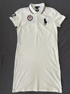 Abito Camicia Tennis Ralph Lauren Squadra Olimpica 2012 Londra Spellout Large Big Pony - Foto 1 di 10