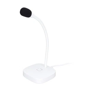 USB Mic Simple Style Omnidirectional 360° Adjustable Computer Equipment For W FY - Afbeelding 1 van 23