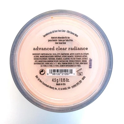 bareMinerals Advanced Clear Radiance All-Over Face Color Jumbo 4.5g NEW SEALED - Image 1 of 3