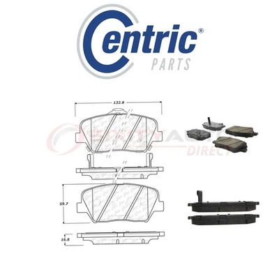 Centric C-TEK Ceramic Disc Brake Pads for 2013-2015 Hyundai Santa Fe Sport kh - Image 1 of 4
