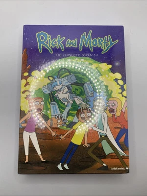 (BRAND NEW / SEALED) Rick and Morty: Complete Series Season 1-4 (DVD, 8-Disc) - Image 1 of 4