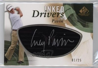 2014 SP Game Used Edition Inked Drivers Black Steel /25 Corey Pavin #ID-CP Auto - Image 1 of 2