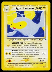 Light Lanturn 023/105 Neo Destiny Rare #1 - Bild 1 von 2