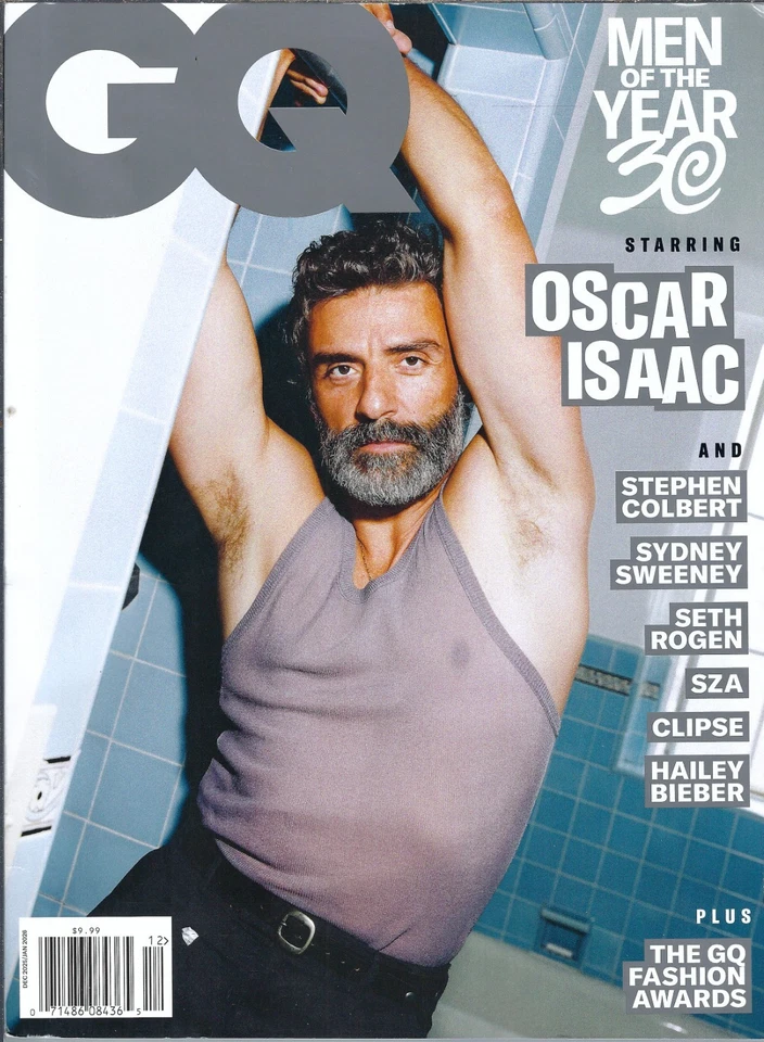 GQ Magazine Dec 2025 Jan 2026 Men Of The Year OSCAR ISAAC NEW In Stock Foto 1 de 1