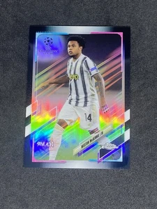 2020-21 Weston McKennie Topps Chrome Steve Aoki Black Refractor Juventus 53/99 - Picture 1 of 2