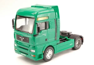 Modellino camion scala 1:32 Welly MAN TG510A GREEN diecast modellismo statico - Foto 1 di 1