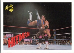 Bret The Hitman Hart #45 1990 Classic WWF Wrestling Card  - Picture 1 of 2