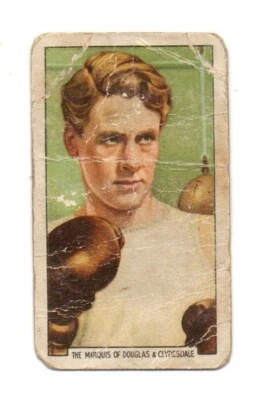 Gallaher Cigarette Card - Sporting Personalities, 1935 - The Marquis of Douglas - Image 1 of 2