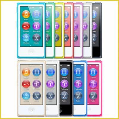 🍎NEW Apple iPod Nano 7th 8th Generation (16GB) MP3 Christmas Gifts - ALL COLORS - Image 1 of 4