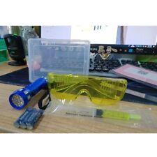 R134A Car Air Conditioning AC System Leak Test Detector Kit UV-Flashlight-Glass