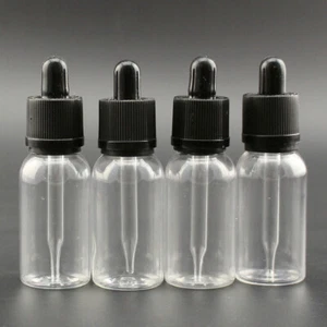 10/30ml Clear Glass Bottle Pipette Empty Oil Aromatherapy Eye Dropper Bottles UK - Picture 1 of 19