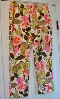 Pantalones florales Sigrid Olsen 10   Foto 1 de 4