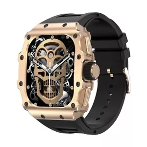 Smartwatch with AMOLED Display Heart Rate, Blood Pressure, Oxygen Monitoring - Picture 1 of 15