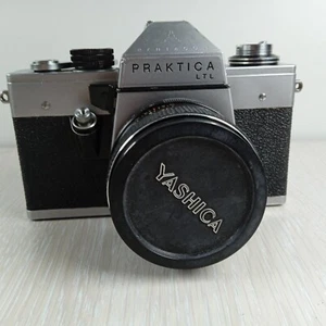 PRAKTICA LTL 35mm FILM CAMERA ,Yashica Yashinon DS*M 50mm Tested #0073E - Picture 1 of 20
