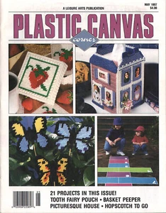 Plastic Canvas Pattern Magazine, May 1997, Includes 21 Projects to Make - Picture 1 of 1