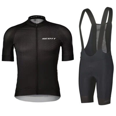 Hombres Equipo de Ciclismo Jersey Culotte Conjuntos Bicicleta Jersey Ciclismo Culotte con tirantes Jersey Foto 1 de 4